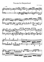 Toccata for Harpsichord