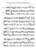 Sonata in E for Cello and Harpsichord